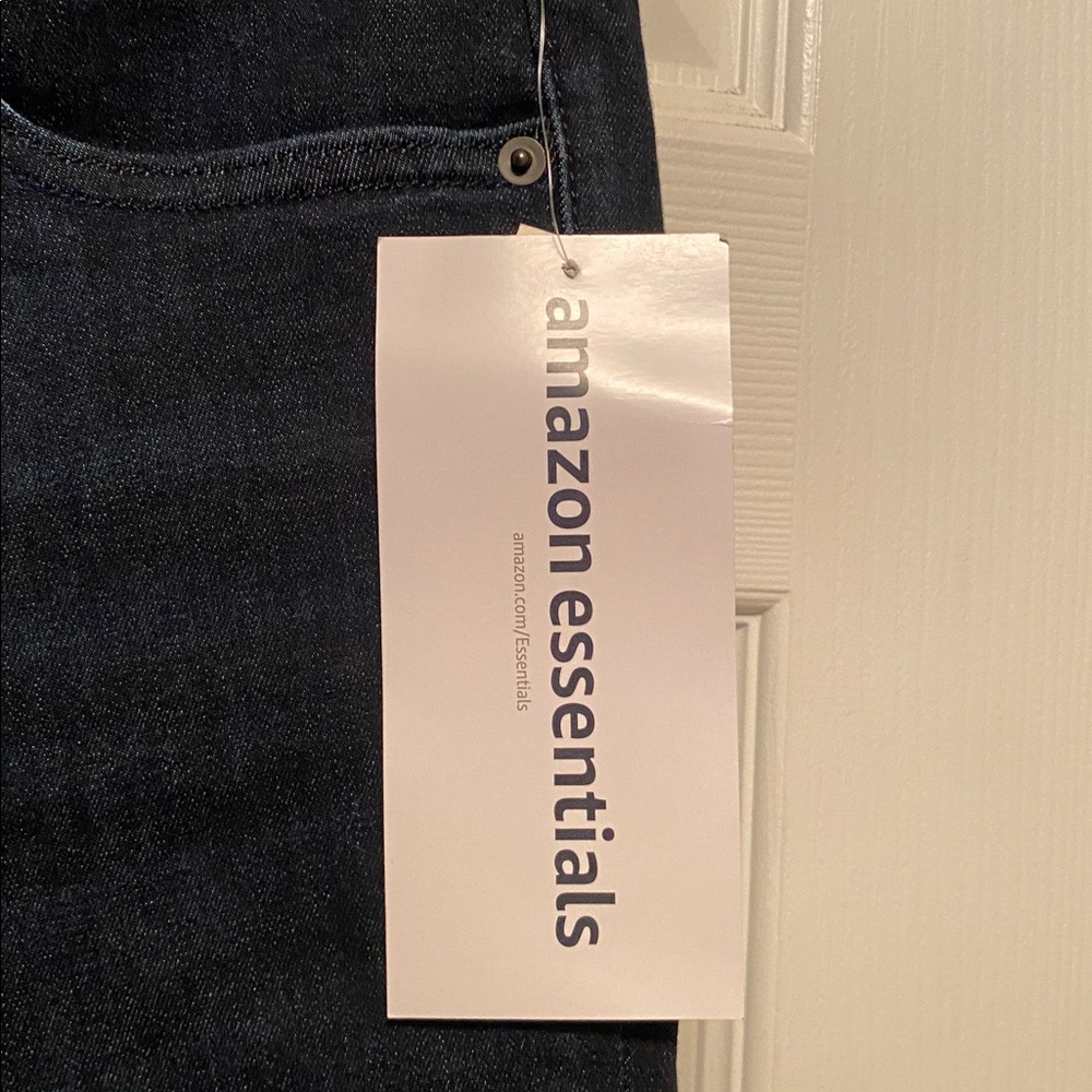 Amazon Essentials Women's High Rise Skinny Dark Indigo Jeans…size 10 - Picture 6 of 6